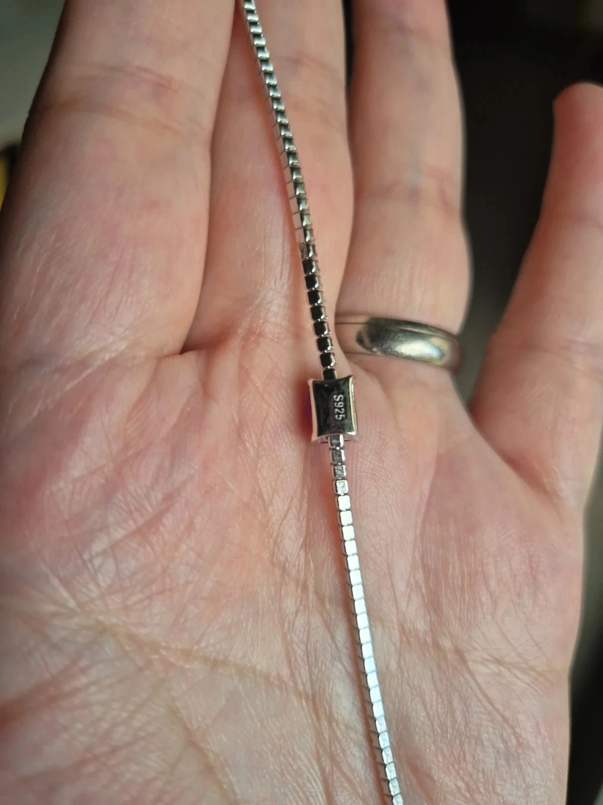 #Bracelet de plata S925 con zafiro cultivado en laboratorio – photo 5